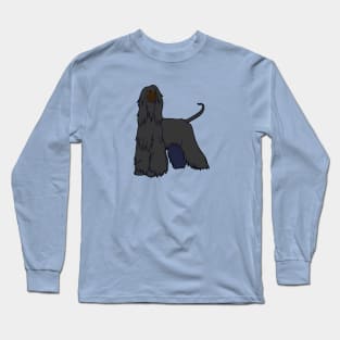 Grey Afghan Hound Long Sleeve T-Shirt